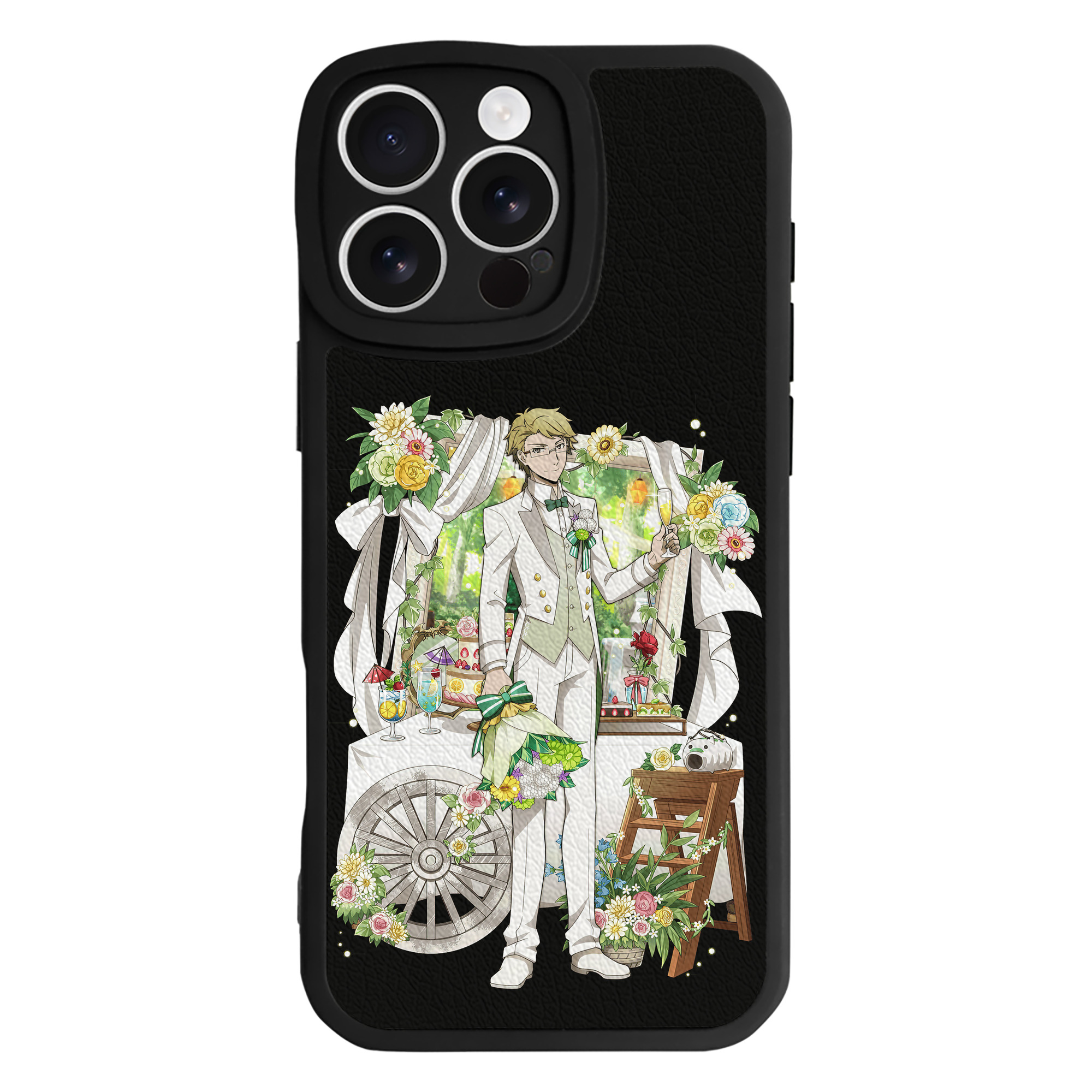 （画像用） 文豪ストレイドッグス Bungo Stray Dogs 【iPhone 16シリーズ対応】シリコンスマホケース（レザー調） 材質：シリコン
